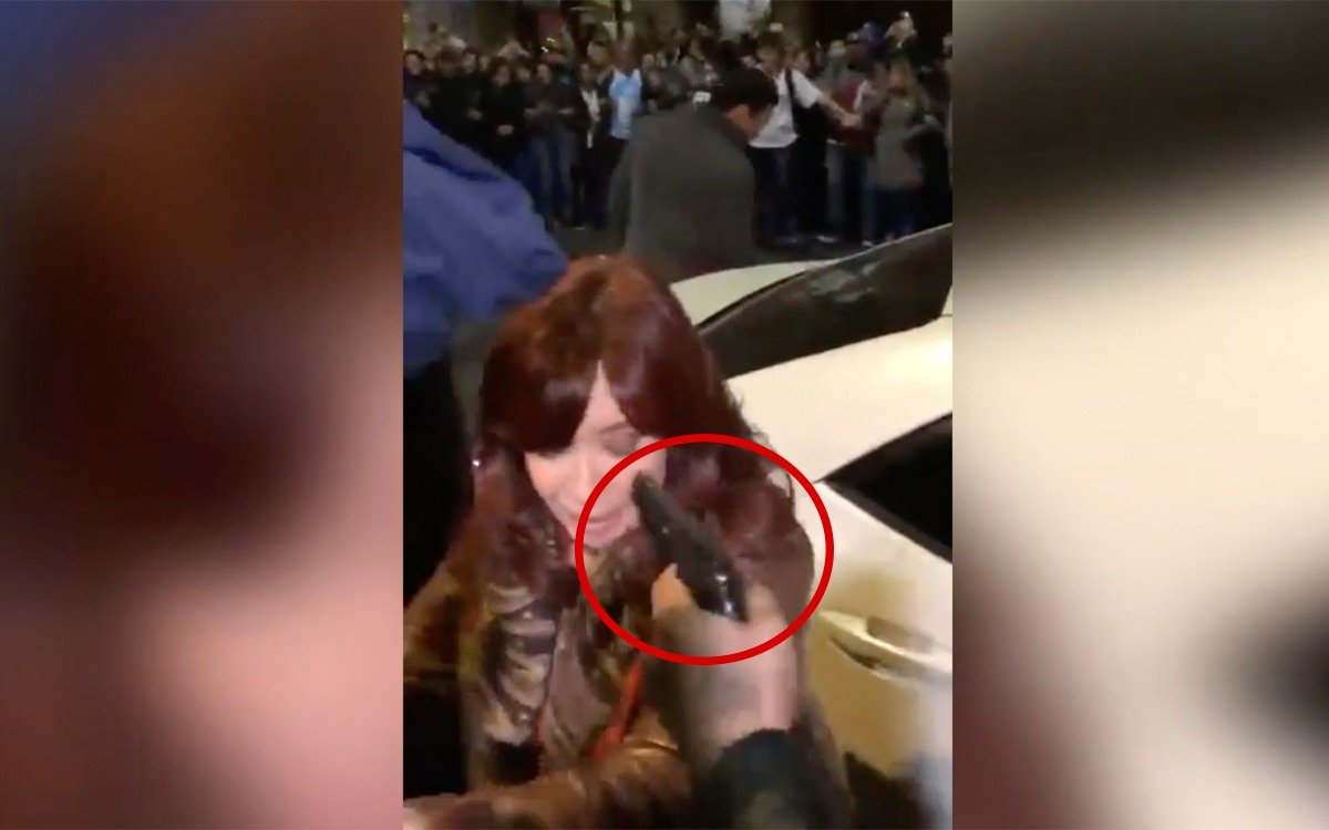 Atacan a Cristina Kirchner con arma de fuego;  resultado ilesa |  Vídeos