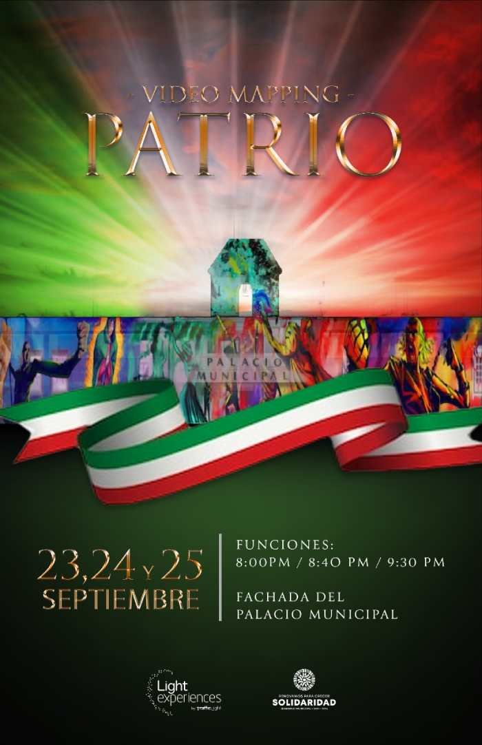 Lili Campos invita a disfrutar video mapping Patrio