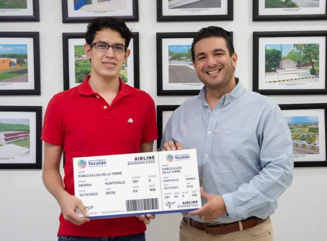 Entregan Apoyo para Estudiante Yucateco que Participará en Programa de la NASA - Diario Cambio 22
