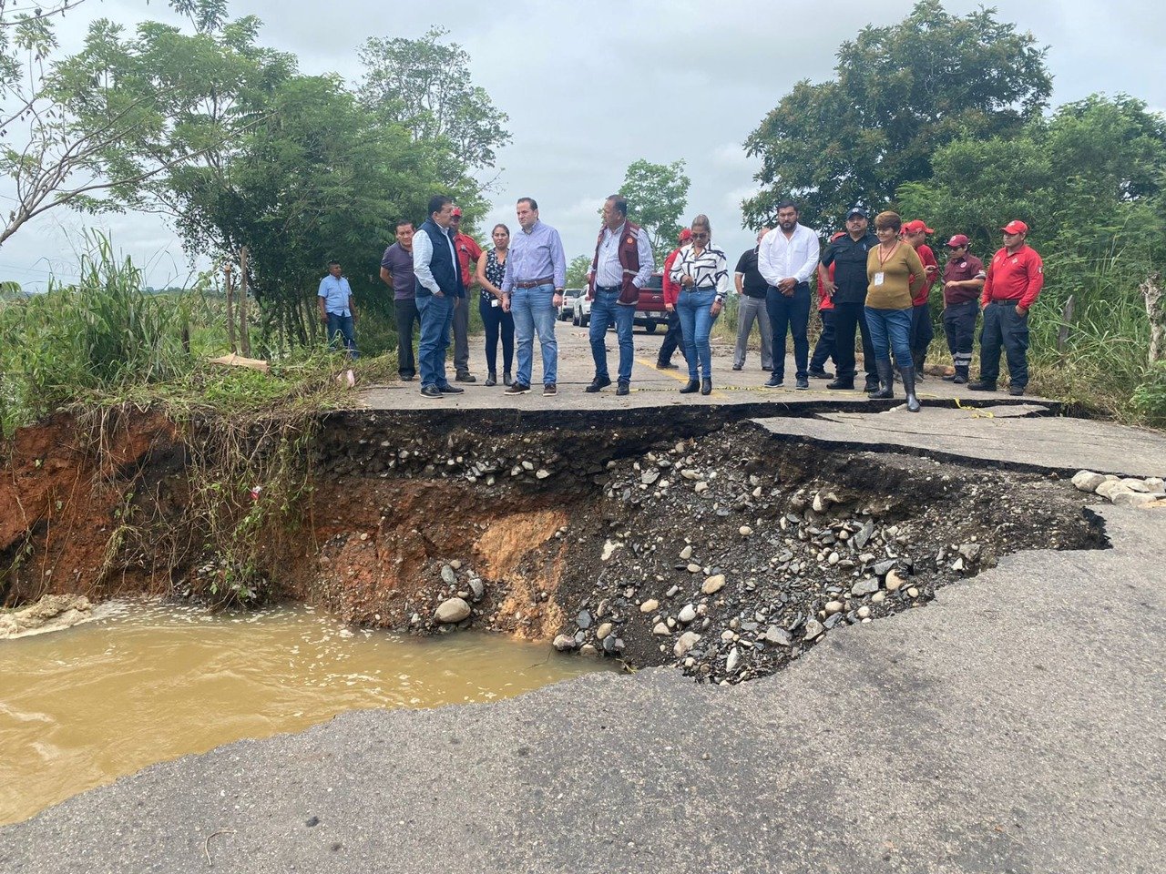 Supervisa Gobierno de Tabasco municipios afectados por lluvias