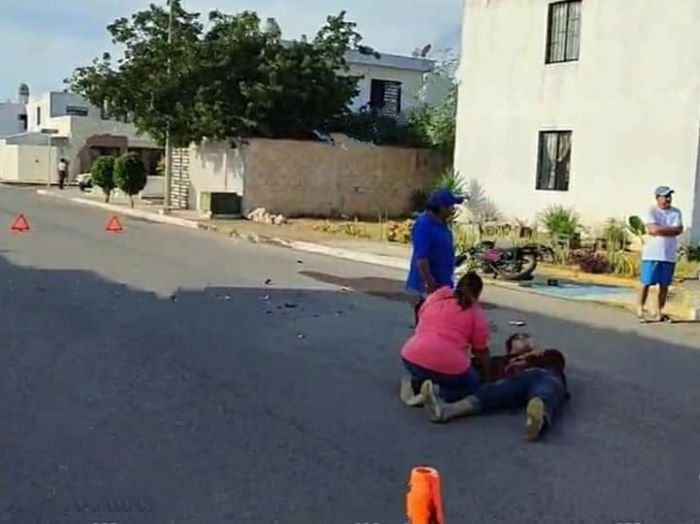 Dos Lesionados en Choque Entre Motociclistas en Ciudad Caucel - Diario Cambio 22