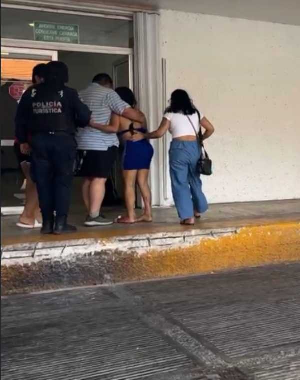 Ataque a pareja en estacionamiento hotelero 1