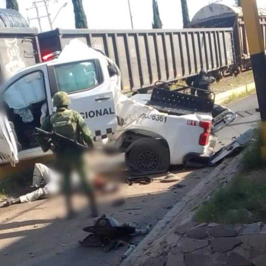 Desafortunado Accidente Ferroviario Deja Dos Víctimas Fatales en Patrulla de Guardia Nacional