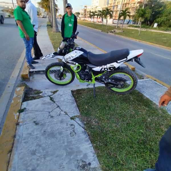 Dos accidentes de motocicleta en Cancun dejan tres heridos 1