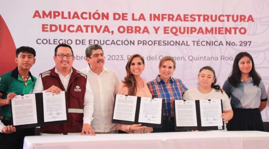 Lili Campos y Mara Lezama fortalecen la educación en Solidaridad