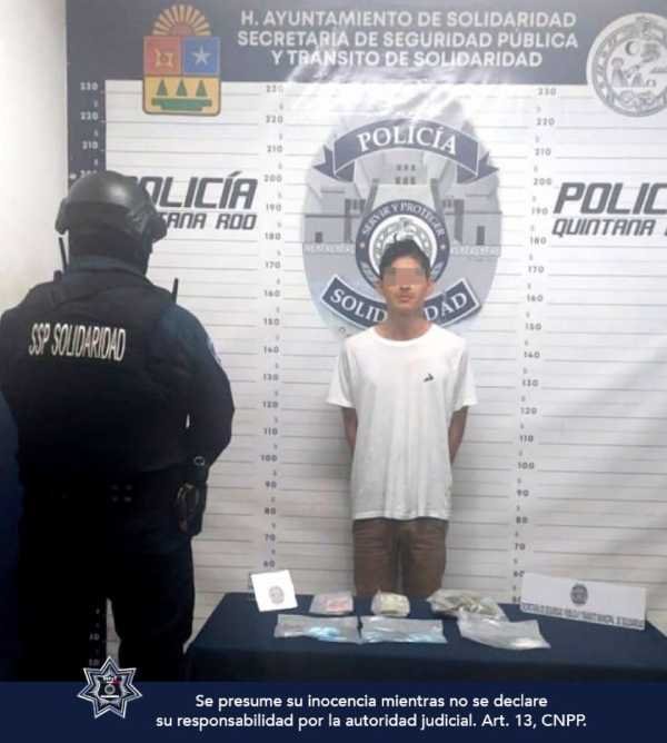 Operativo contra el narcotrafico en Playa del Carmen resulta en seis detenidos 1