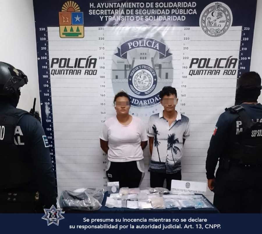 Operativo contra el narcotráfico en Playa del Carmen resulta en seis detenidos