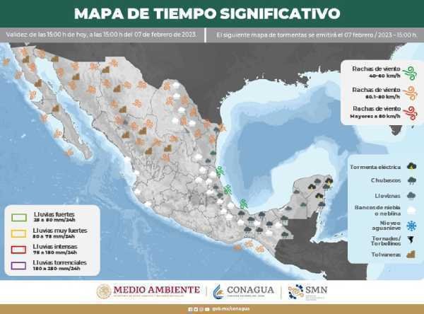 Temporada de lluvia en Quintana Roo