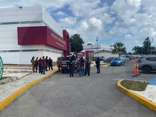 Detienen a periodista y escoltas tras discusion en Hospital General de Cancun 1