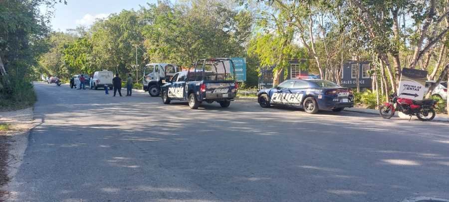 Motociclista pierde la vida en un trágico accidente en la entrada del fraccionamiento Bali de Playa del Carmen