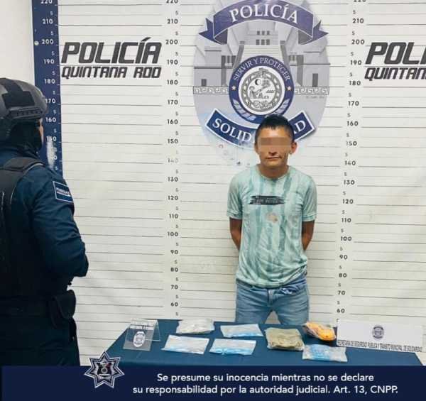 Operativo antidrogas en Playa del Carmen seis personas detenidas con diferentes tipos de drogas 1