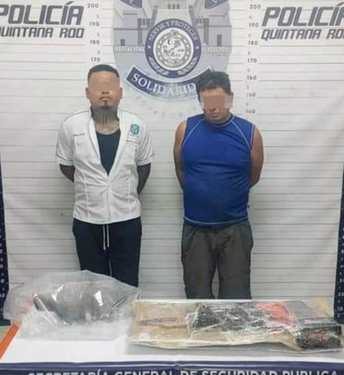 Policía Municipal de Playa del Carmen detiene a ladrones de catalizadores