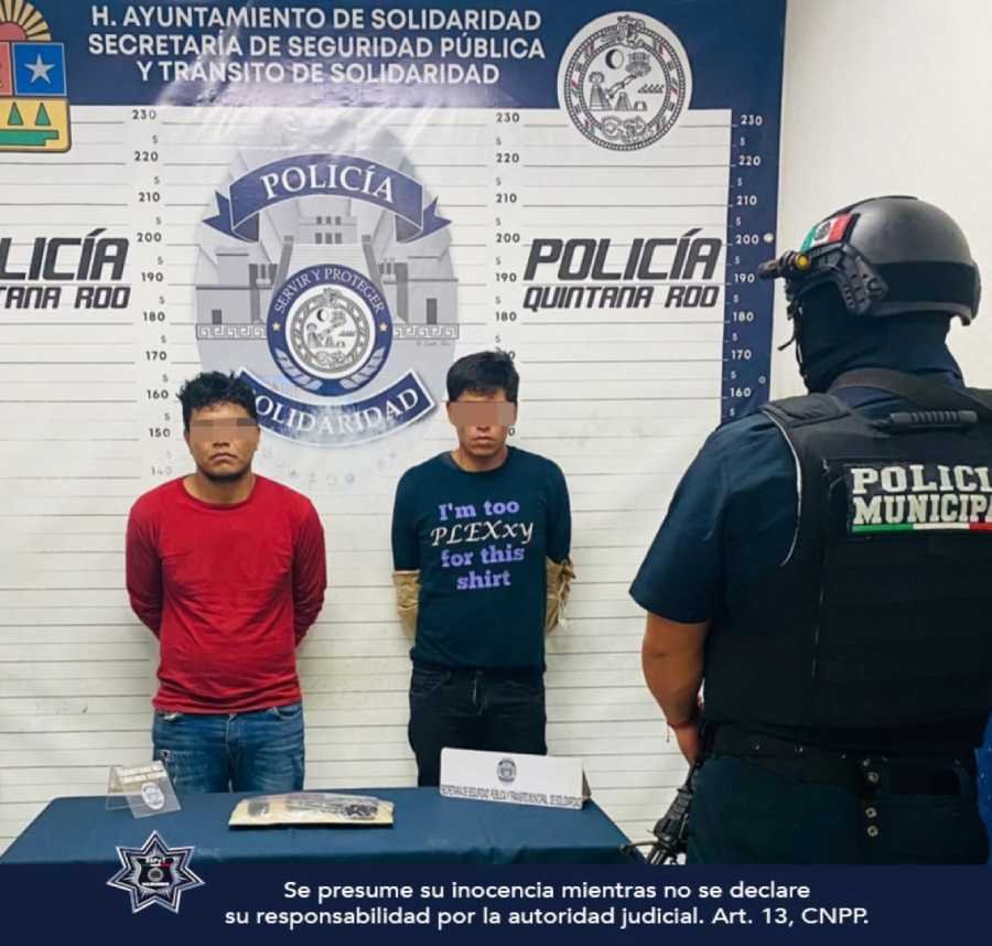 Policía de Playa del Carmen captura a sospechosos de tiroteo en la Colosio