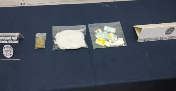 Policia de Playa del Carmen encuentra narcoticos abandonados durante operativo de vigilancia pedestre 1 1
