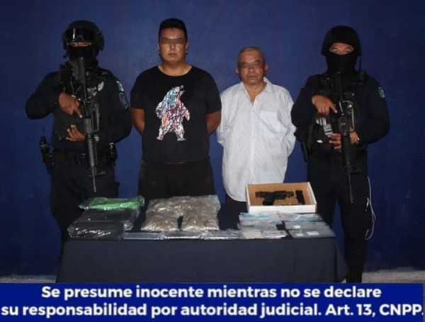 Capturan a trio con armamento y drogas en operativo policial en Cancun 1