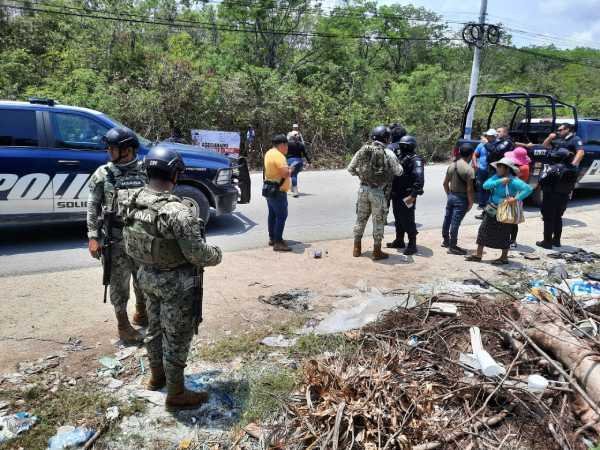 Desarticulan intento de invasion de terrenos ejidales en Playa del Carmen siete personas detenidas 1