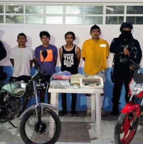 Detienen a cuatro hombres por venta de droga en Playa del Carmen 1