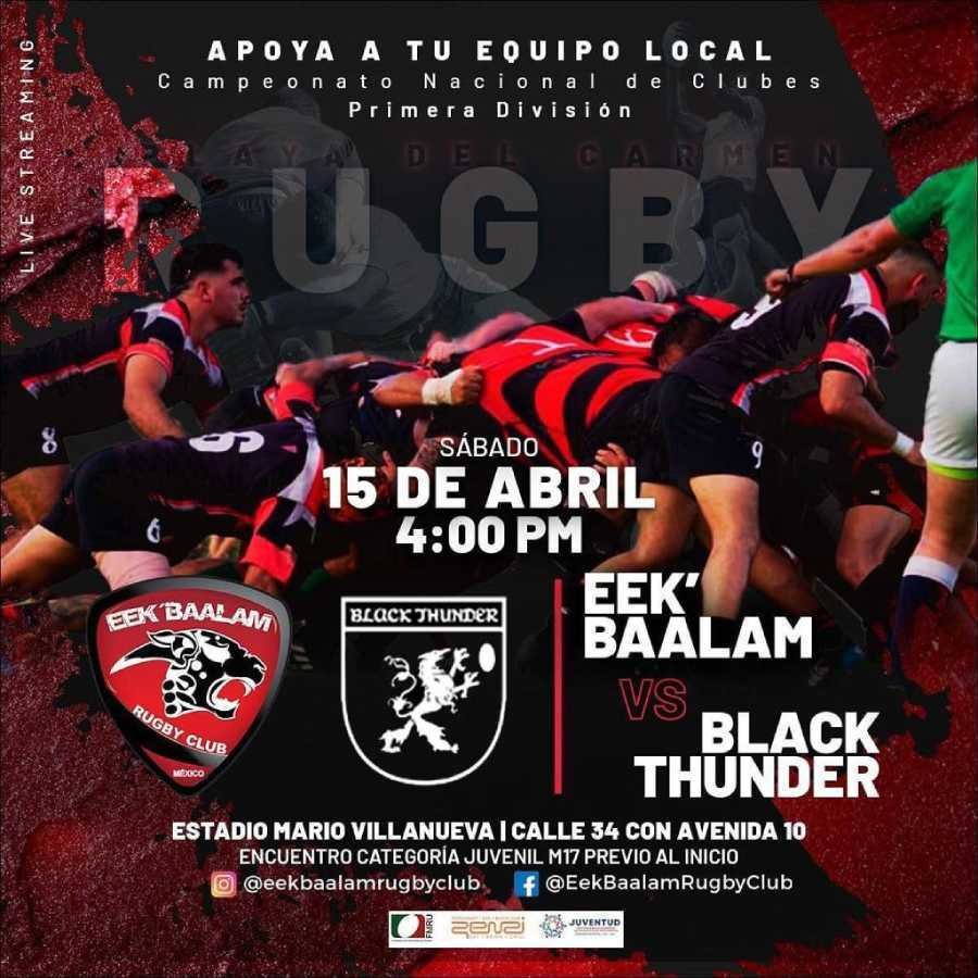 El equipo Eek Baalam Playa del Carmen hace su debut histórico en la máxima categoría del rugby