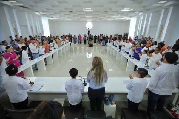 Ninos y ninas de Solidaridad presentan propuestas prioritarias en Cabildo Infantil 1