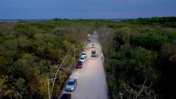 Solidaridad apuesta por la iluminacion amigable con el medio ambiente en la playa Punta Esmeralda 1