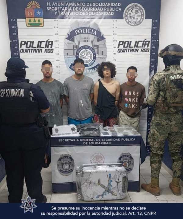 Cae banda de presuntos narcotraficantes en operativo policial en Playa del Carmen 1