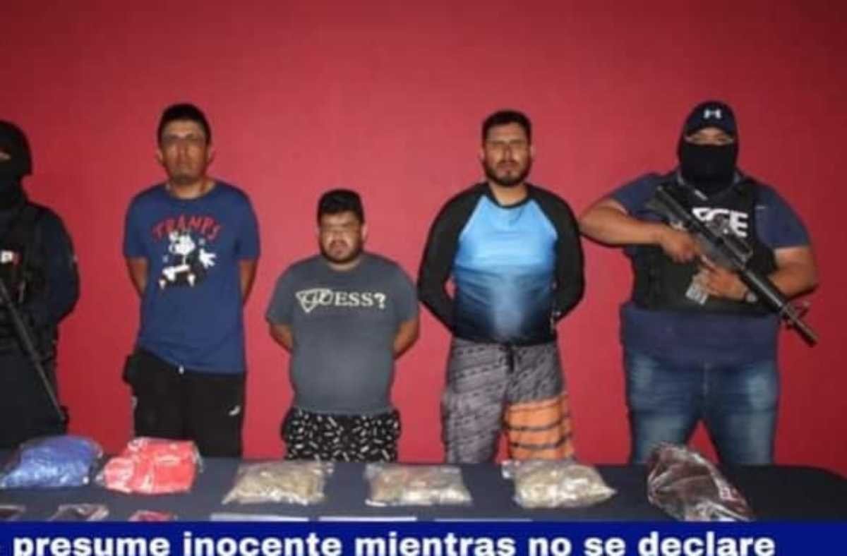 Capturados en Cancún con un importante cargamento de drogas
