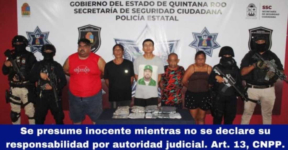 Desmantelan red de traficantes de drogas en Cancún