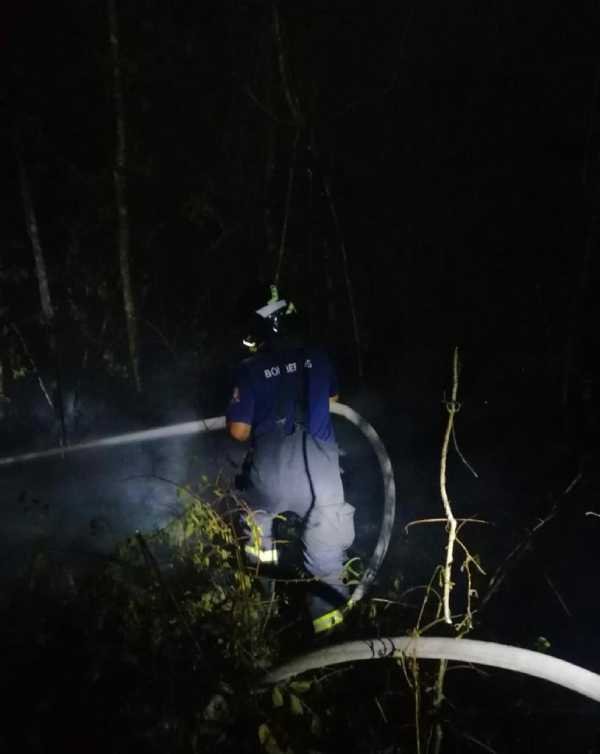 El fuego en terrenos nacionales por Bonanza esta controlado afirma Lili Campos de Proteccion Civil 1