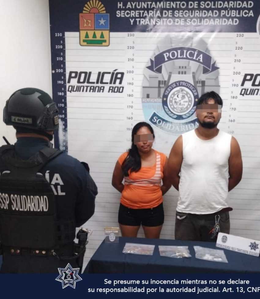 Exitoso operativo policial contra el narcotrafico en Playa del Carmen cinco detenidos 1
