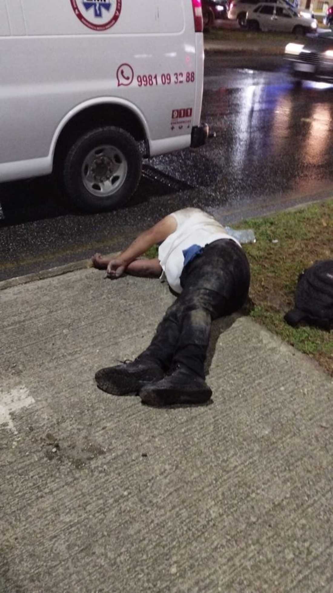 Fatalidad en Cancún: Trágico desenlace para un motociclista tras un fatal derrape