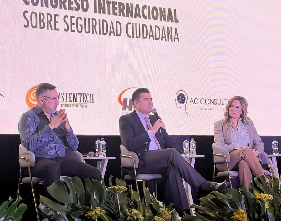 Lili Campos comparte logros en seguridad durante Congreso Internacional 1