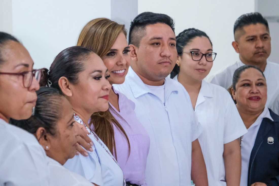 Mara Lezama invierte 56 millones de pesos en equipos para el Hospital General 'Dr. Jesús Kumate' y mejora los servicios de salud