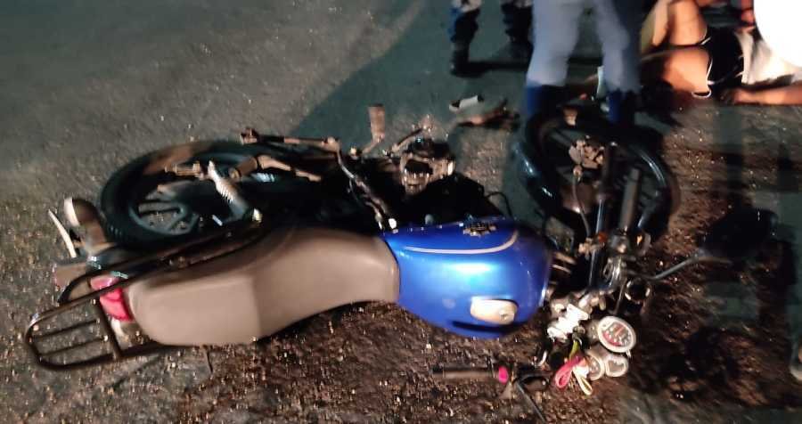 Mujer resulta herida tras colision vial 1 1