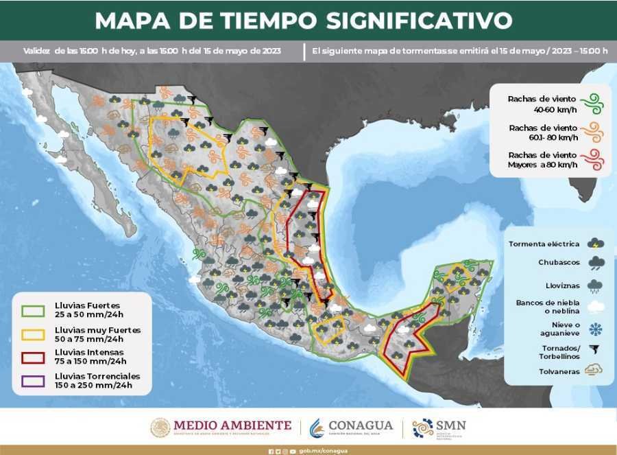 Pronóstico de lluvias para Quintana Roo y Península de Yucatán 1 Pronostico de lluvias para Quintana Roo y Peninsula de Yucatan 1