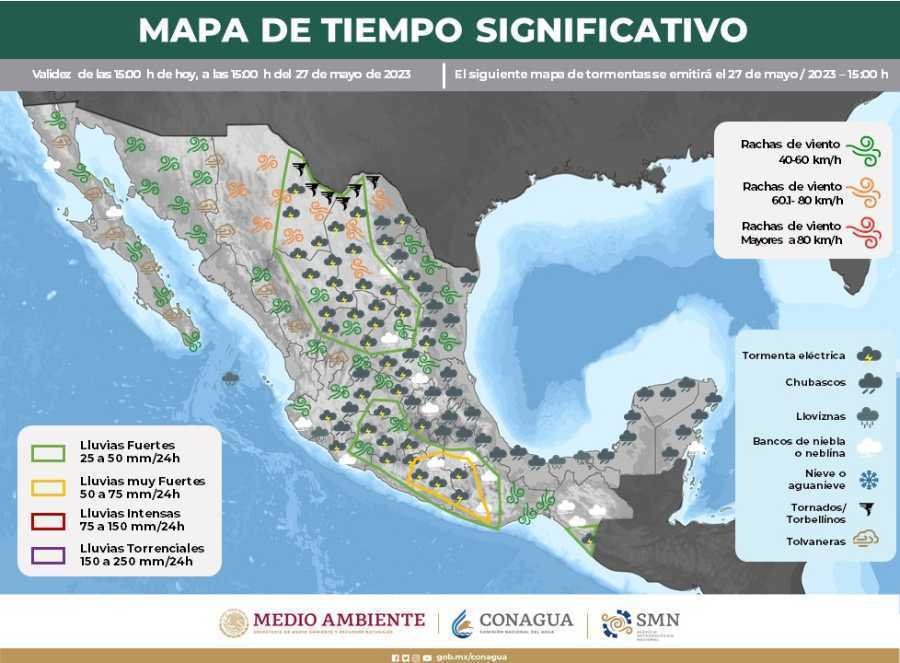 Pronóstico en Quintana Roo: Chubascos y calor dominarán la región 1 Pronostico en Quintana Roo Chubascos y calor dominaran la region 1
