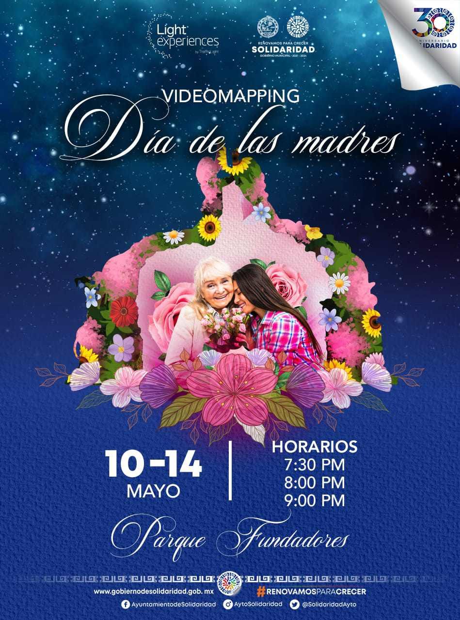Realizarán video mapping por Día de las Madres