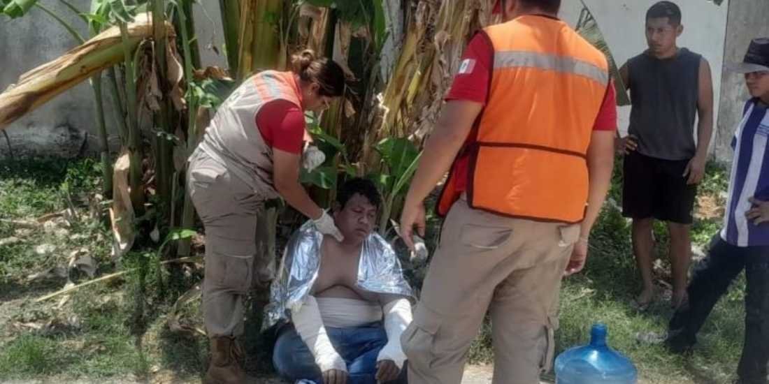 Trabajador sufre graves quemaduras tras escape de gas de un tanque