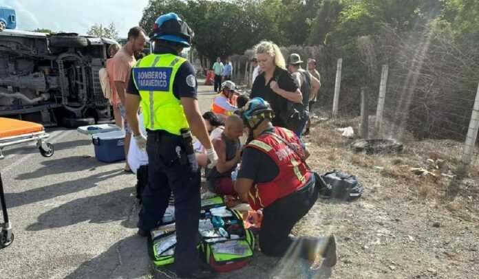 Un turista lesionado en accidente vehicular en la Carretera 307 de Cancún