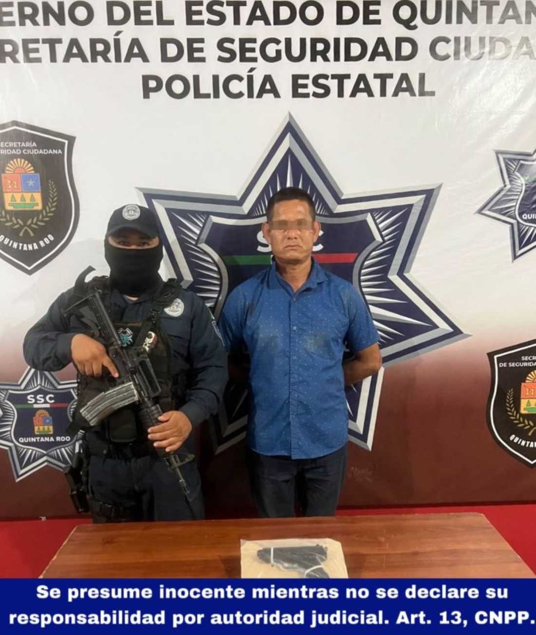 Arrestan a individuo armado relacionado con una serie de asaltos y robos