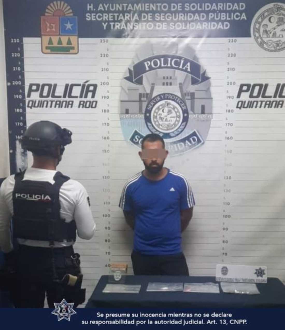 Arrestos por posesión de drogas en Playa del Carmen