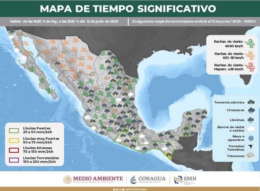 Calor intenso y lluvias abundantes en Quintana Roo 1 Calor intenso y lluvias abundantes en Quintana Roo 1