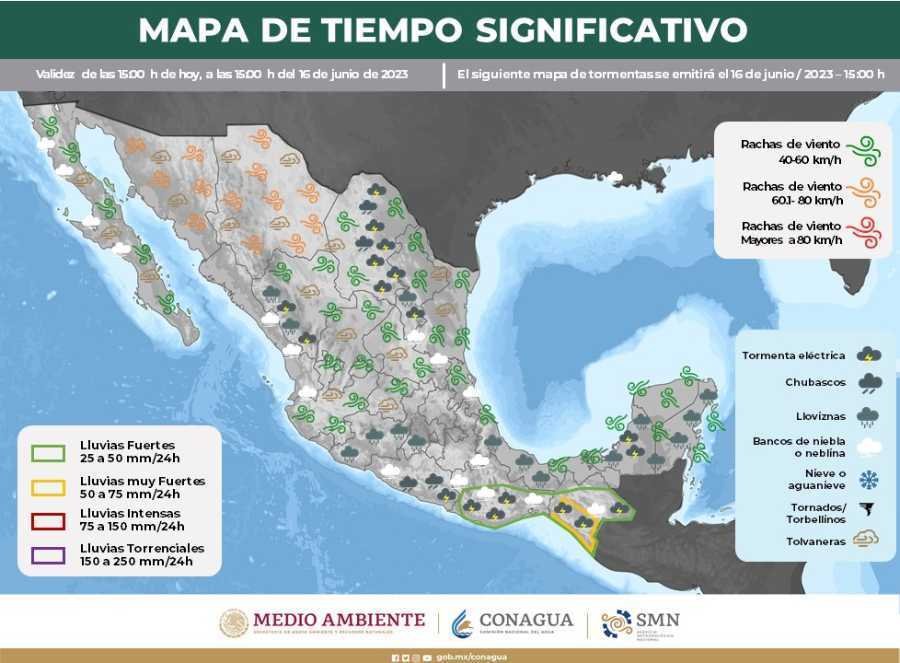 Calor intenso y lluvias aisladas pronosticadas en Quintana Roo para el viernes 1 Calor intenso y lluvias aisladas pronosticadas en Quintana Roo para el viernes 1
