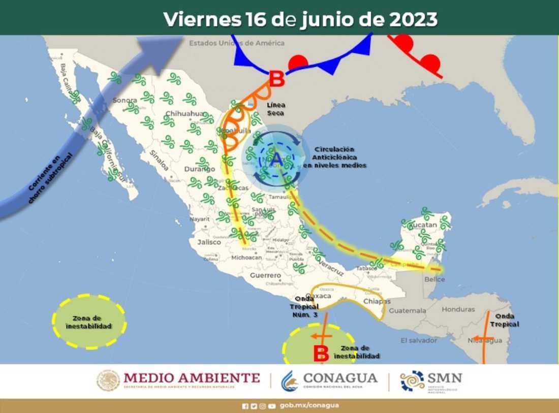 Calor intenso y lluvias aisladas pronosticadas en Quintana Roo para el viernes