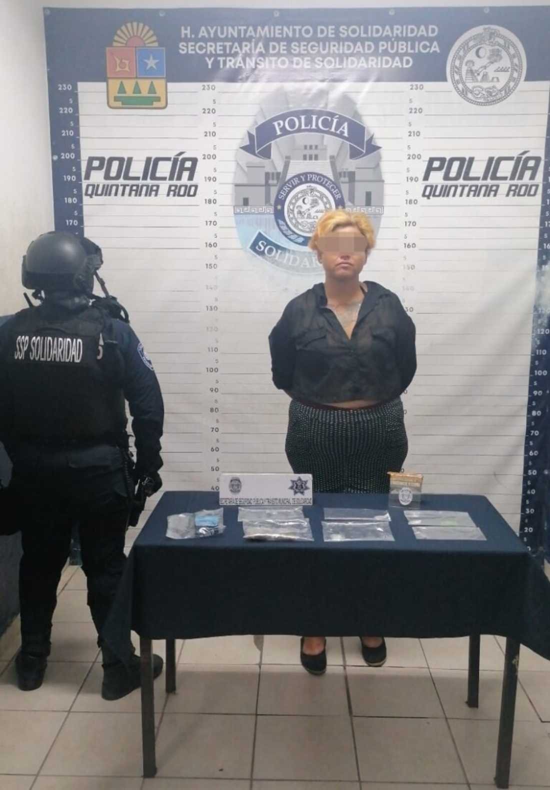 Capturan a Mujer en posesión de Sustancias Narcóticas
