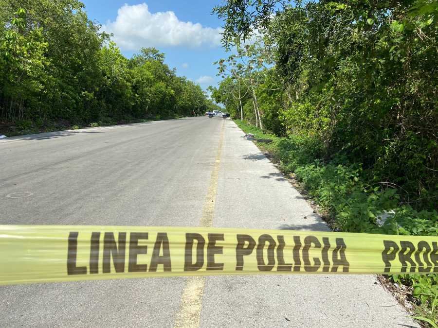 Descubren restos humanos en una zona verde de la Region 260 de Cancun 1
