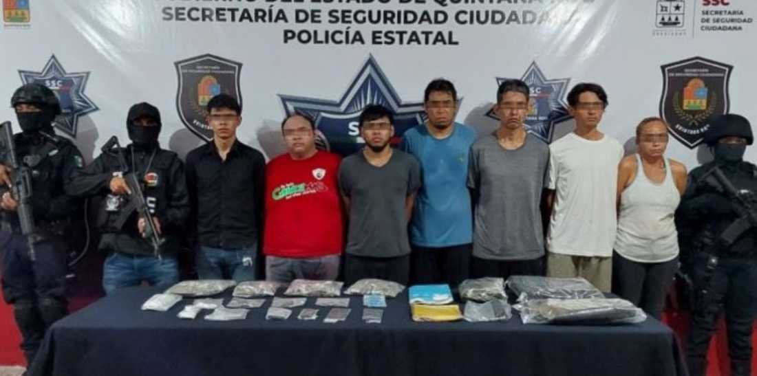Desmantelan una banda de traficantes de drogas en Cancún