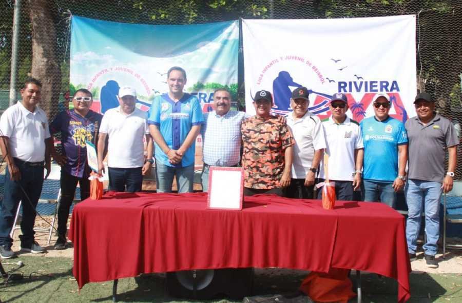 Emocionante inauguracion de la Liga de beisbol Infantil y Juvenil Riviera Maya 1
