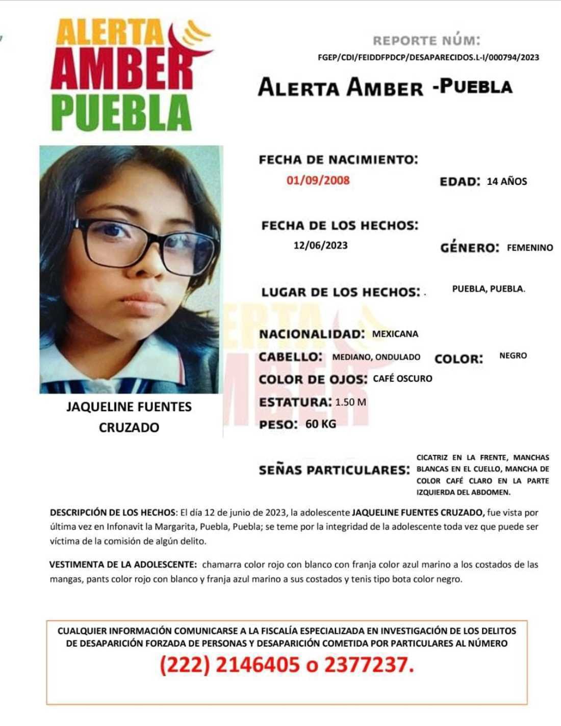 Encuentran en Cancún a adolescente desaparecida en Puebla