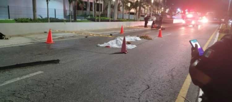Fatalidad en la madrugada Pareja pierde la vida tras impactar en motocicleta en la Zona Hotelera de Cancun 1