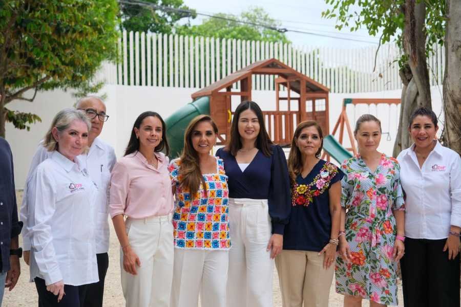 Inauguracion del Centro de Apoyo para Menores Migrantes en Cancun por parte de Mara Lezama 2